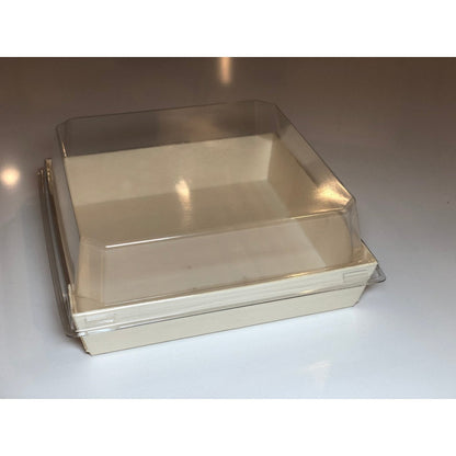 4.6" X 4.6" Covered Tray (10 Count)-VerTerra Dinnerware
