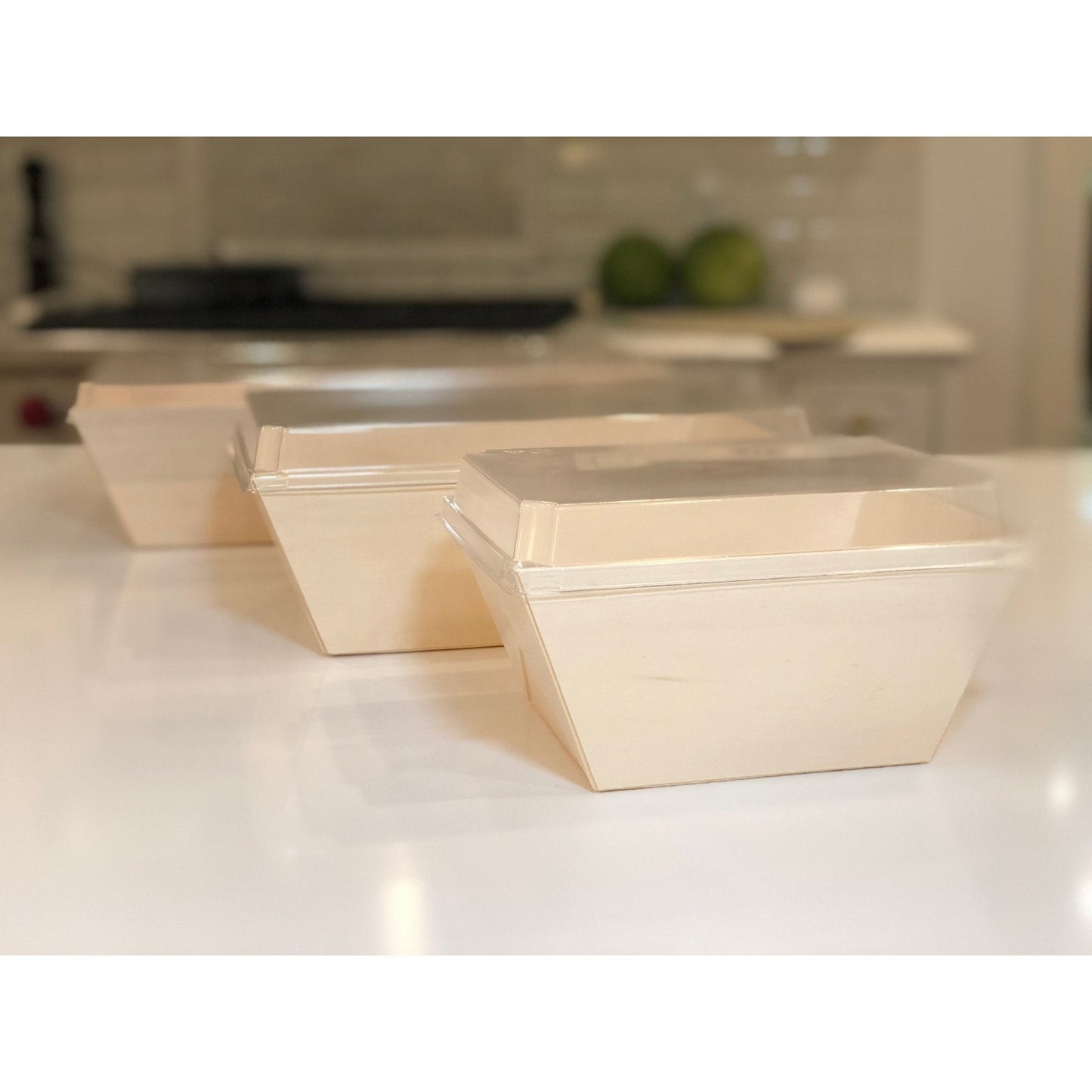 6"X8" Covered Deep Tray (10 Count)-VerTerra Dinnerware