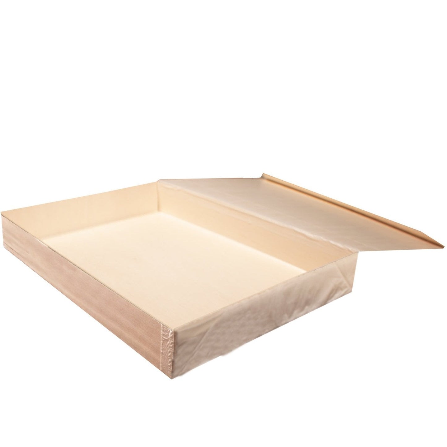 Balsa Wood Catering Tray With Collapsible Lid, 11" x 15" x 2" (10-Count Retail Pack)