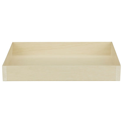 11"x15"x2" Large Rectangle Collapsible Balsa Wood Tray