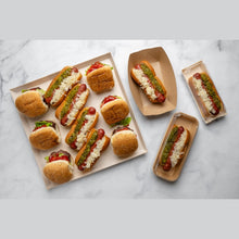 12"x12" Extra Large Balsa Wood Tray with Clear PET Lid