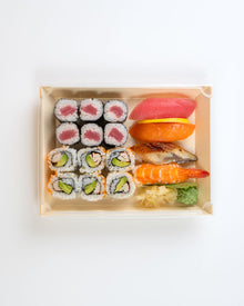 6"x8"x1" Standard Balsa Wood Tray with Clear PET Lid