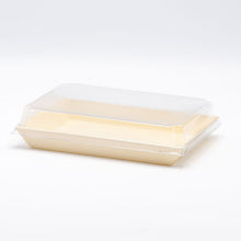 6"x8"x1" Standard Balsa Wood Tray with Clear PET Lid