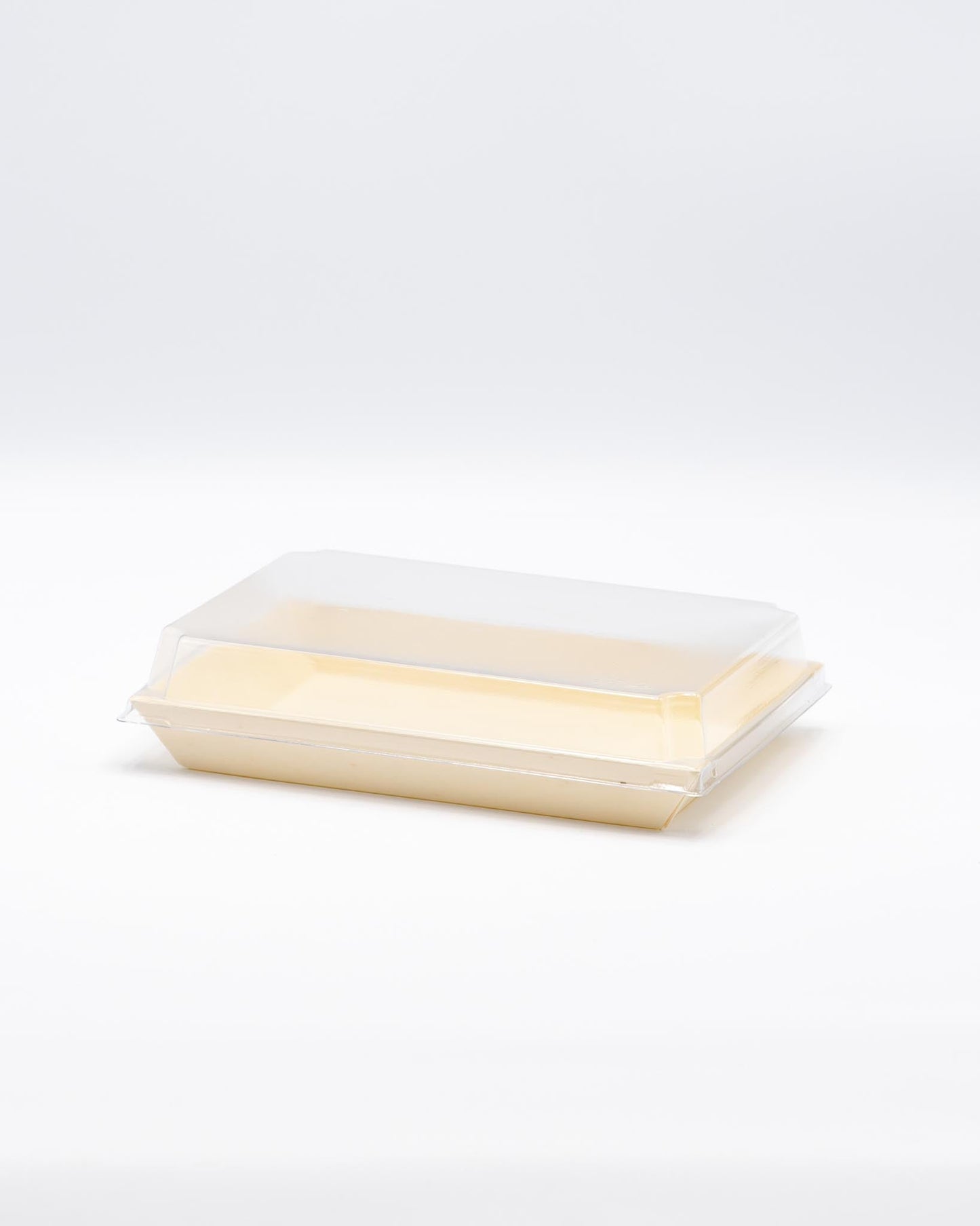 6"x8"x1" Standard Balsa Wood Tray with Clear PET Lid