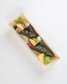 7.7"x3" Standard Balsa Wood Tray with Clear PET Lid