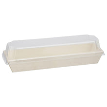 7"x2"x1" Small Balsa Wood Tray with Clear PET Lid