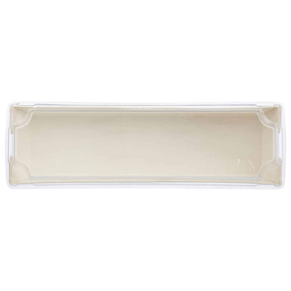 7"x2"x1" Small Balsa Wood Tray with Clear PET Lid