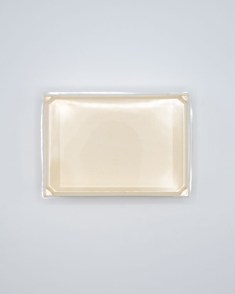 7"x5" Standard Balsa Wood Tray with Clear PET Lid