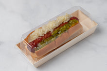 8.5"x3.25" Standard Balsa Wood Tray with Clear PET Lid