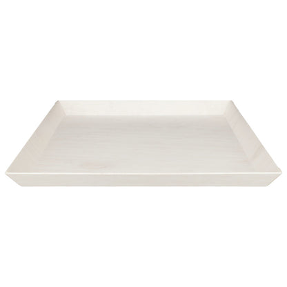 12"x12"x1" Large Square Balsa Wood Fixed Side Shallow Tray