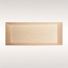 3"x8" Small Rectangle Balsa Wood Fixed Side Tray