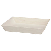 5"x7" Rectangle Balsa Wood Fixed Side Tray
