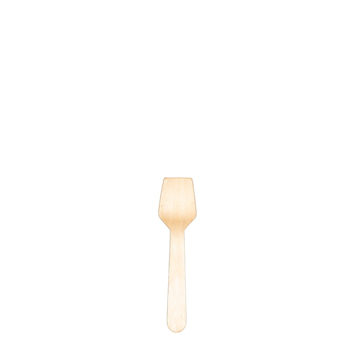 Wooden Tasting Spoons (100 count Retail Pack)-VerTerra Dinnerware
