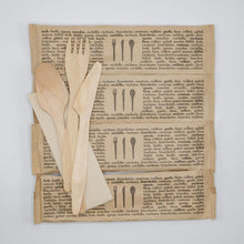7" Heavy Weight Wooden Cutlery Kit