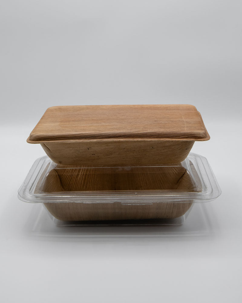 9"x5" Palm Leaf Plate and Bowl Serving Set (33 oz)