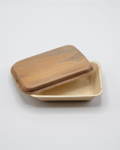 4.75"x6.75" Palm Leaf Plate and Bowl Serving Set (17 oz)