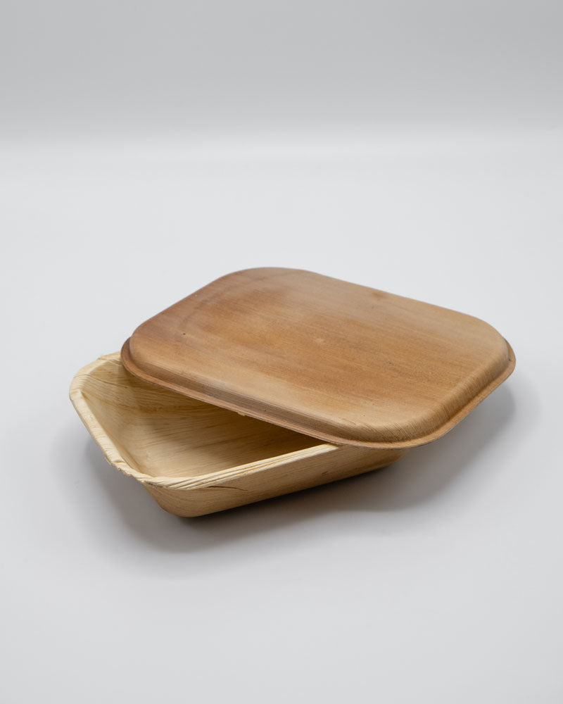 4.75"x6.75" Palm Leaf Plate and Bowl Serving Set (17 oz)