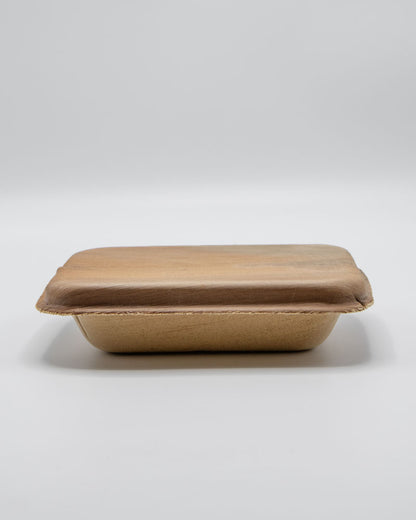 6.25"x7" Palm Leaf Plate and Bowl Serving Set (26 oz)