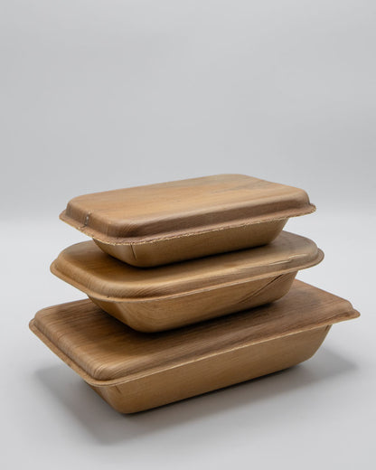 6.25"x7" Palm Leaf Plate and Bowl Serving Set (26 oz)