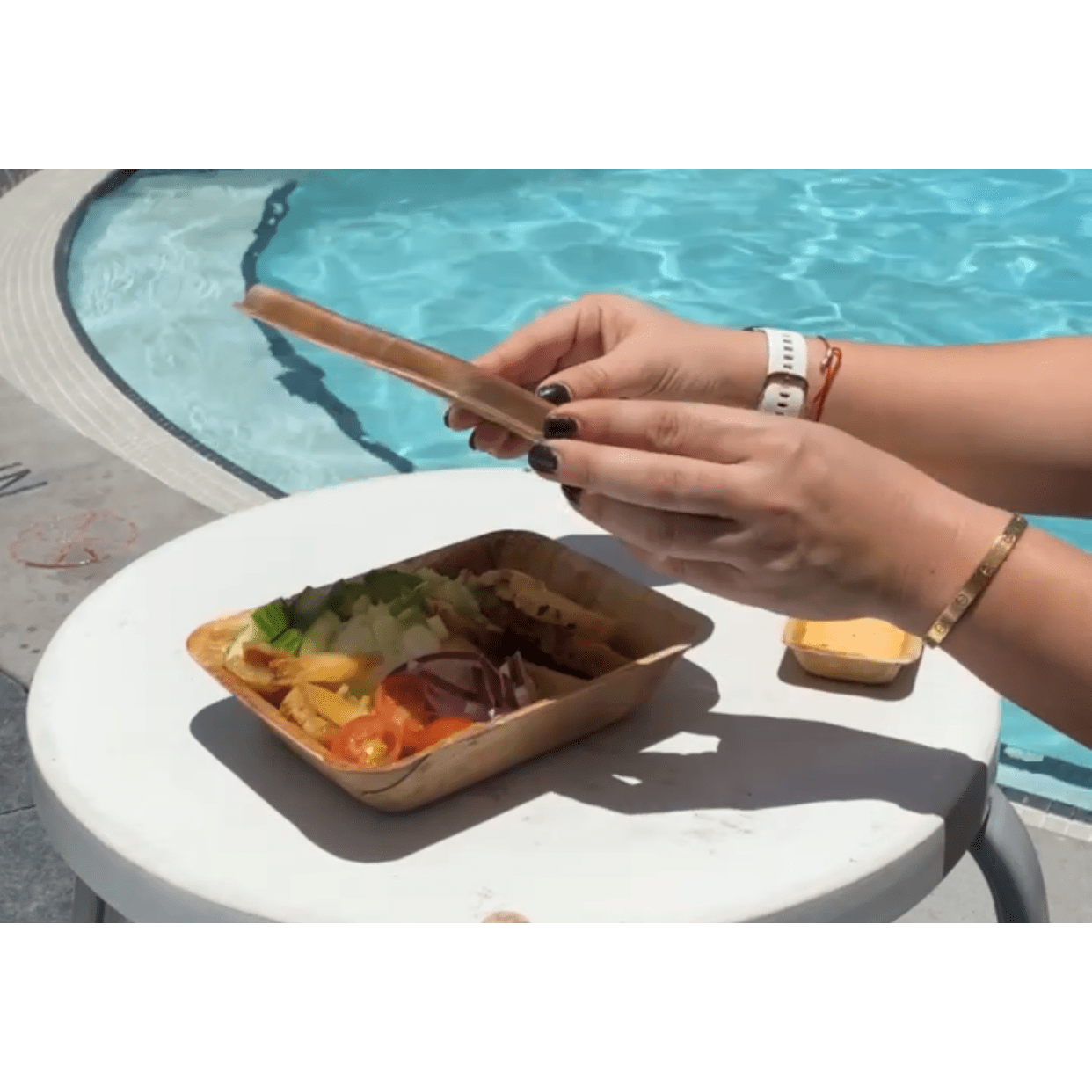 6.25"x7" Palm Leaf Plate and Bowl Serving Set (26 oz)