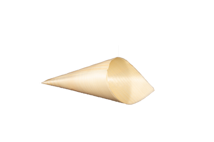 5" Balsa Wood Food Cone