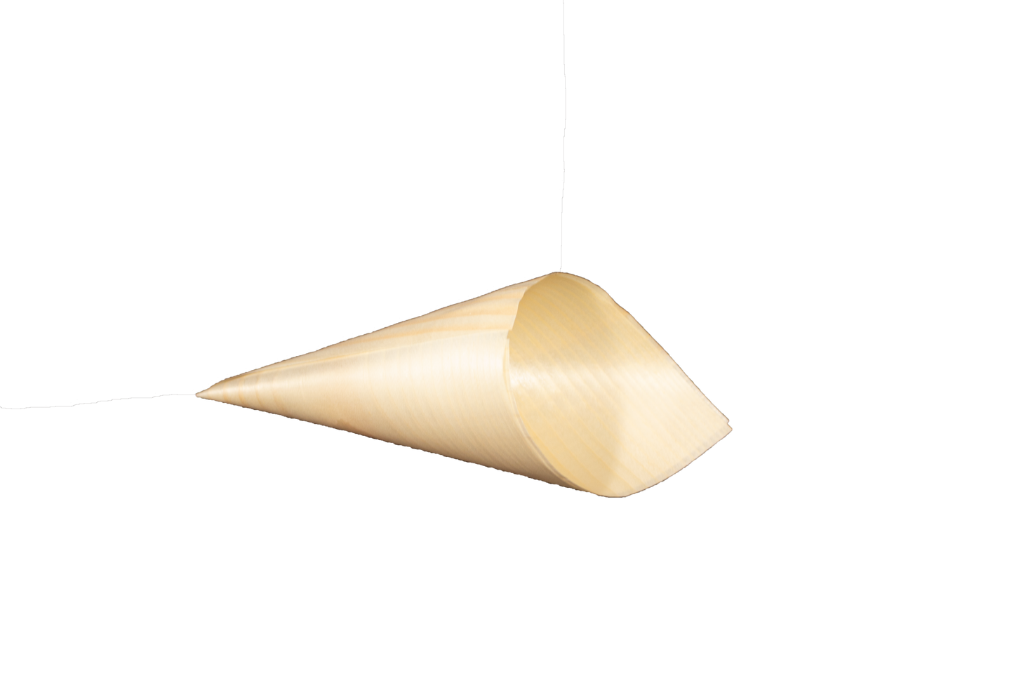 3" Balsa Wood Food Cone