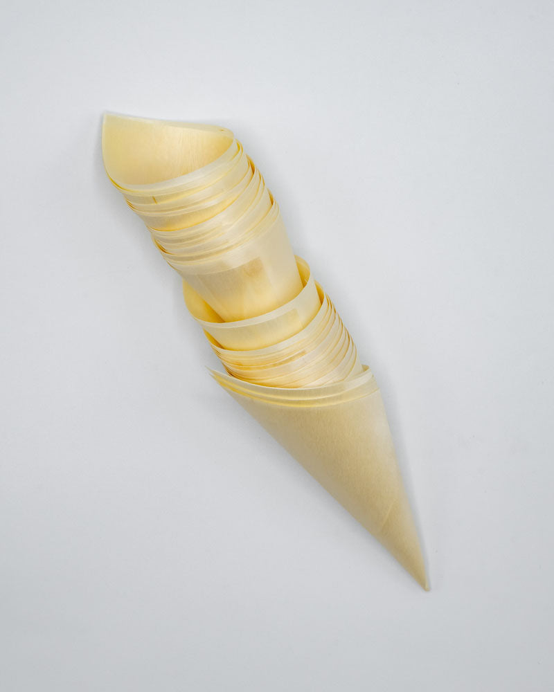 5" Balsa Wood Food Cone