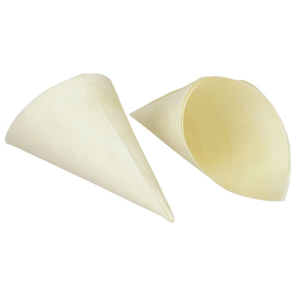 5" Balsa Wood Food Cone