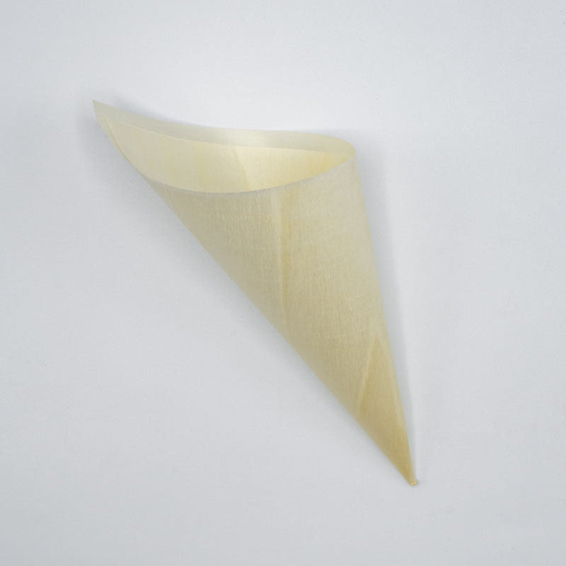 8" Balsa Wood Food Cone