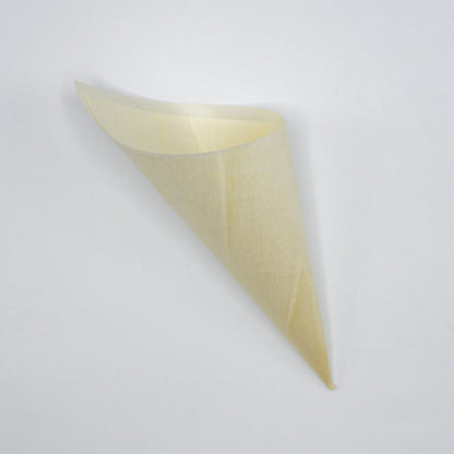 3" Balsa Wood Food Cone