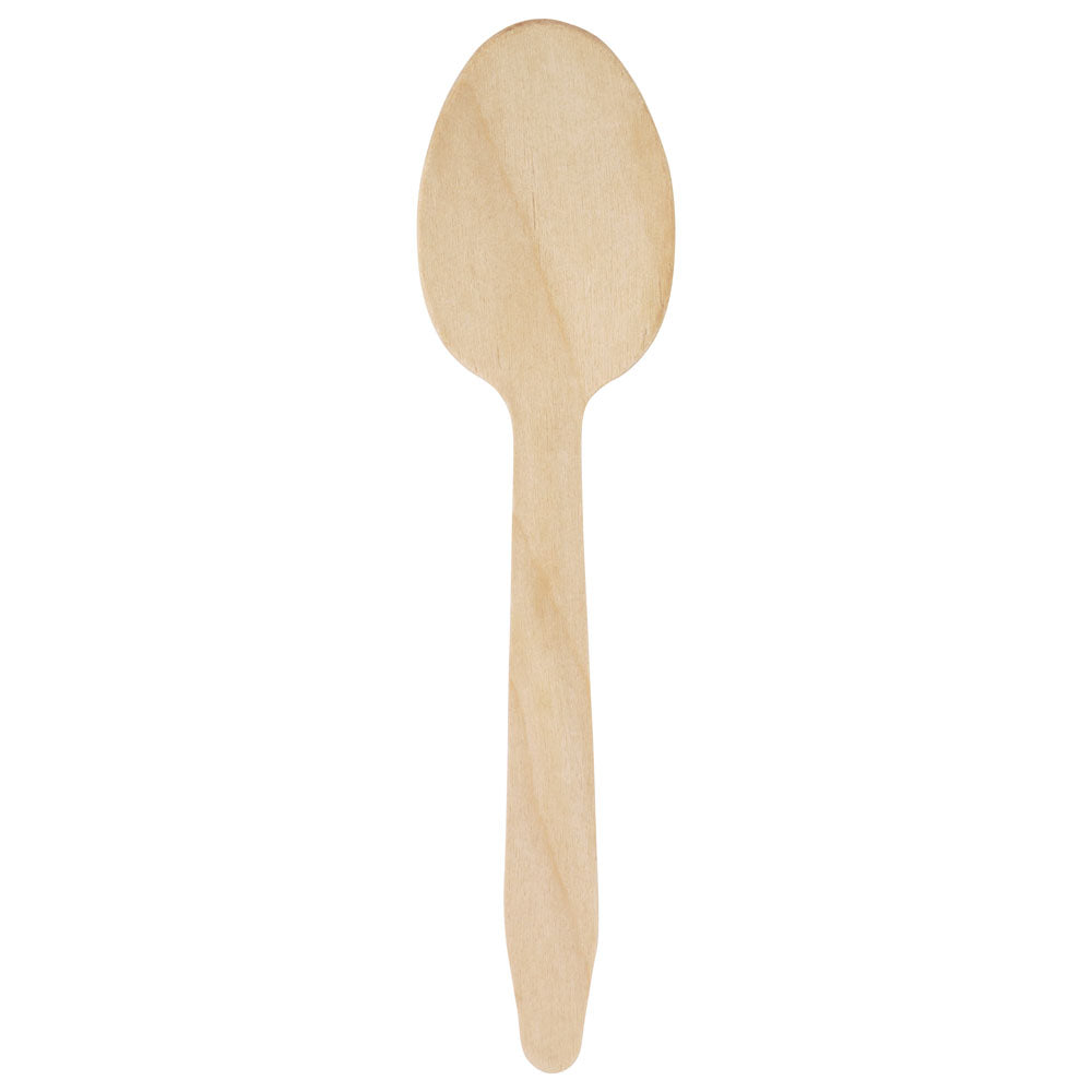 6.5" Medium Weight Wooden Spoon