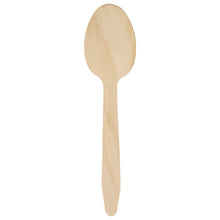 6.5" Medium Weight Wooden Spoon