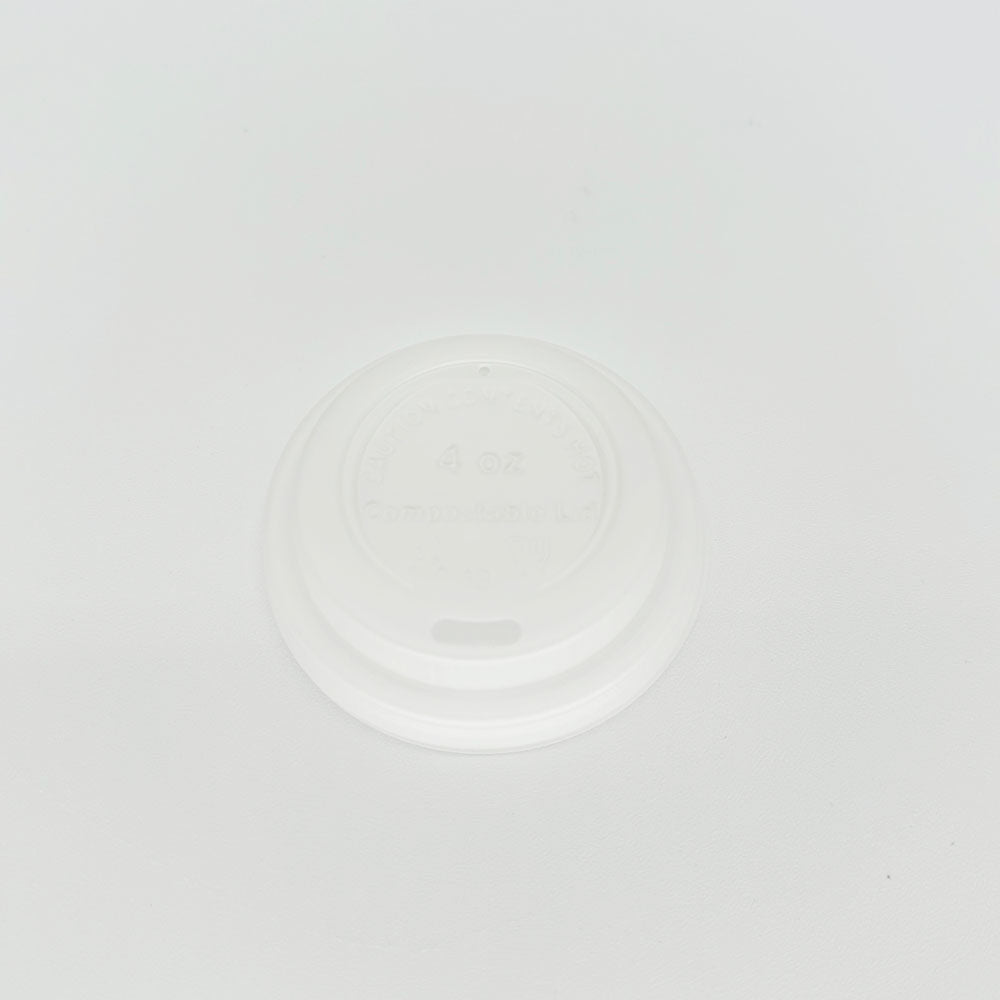 4 oz White CPLA Hot/Cold Cup Lid
