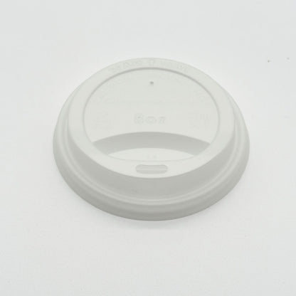 8 oz White CPLA Hot/Cold Cup Lid