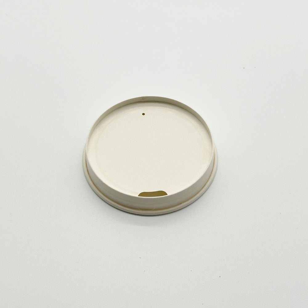 8 oz White Paper Hot/Cold Cup Lids (8 oz)