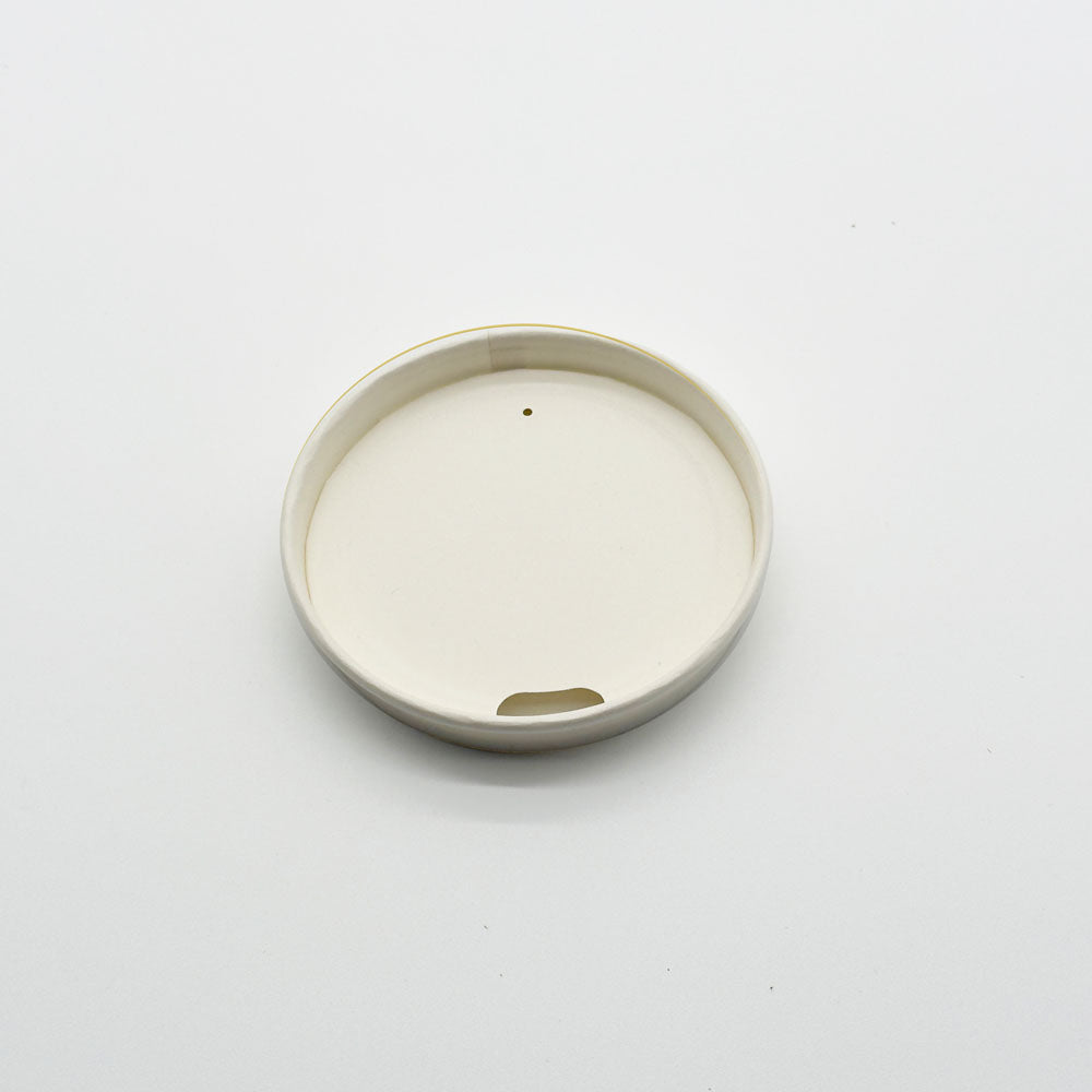 8 oz White Paper Hot/Cold Cup Lids (8 oz)