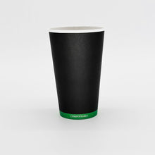16 oz Black Paper Hot/Cold Compostable Cup