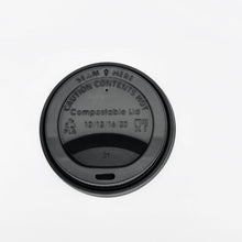 Universal Black CPLA Hot/Cold Cup Lids (12 oz, 16 oz, 20 oz)