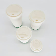 Universal White CPLA Hot/Cold Cup Lids (12 oz, 16 oz, 20 oz)