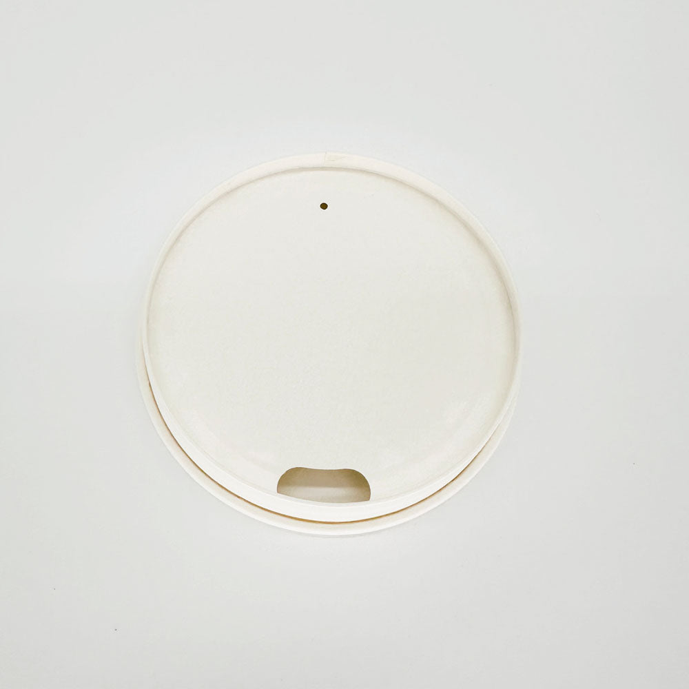 Universal White Paper Hot/Cold Cup Lids (12 oz, 16 oz, 20 oz)
