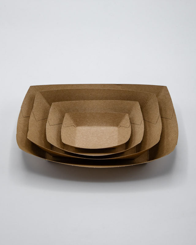 1/2 lb Kraft Paper Food Boat