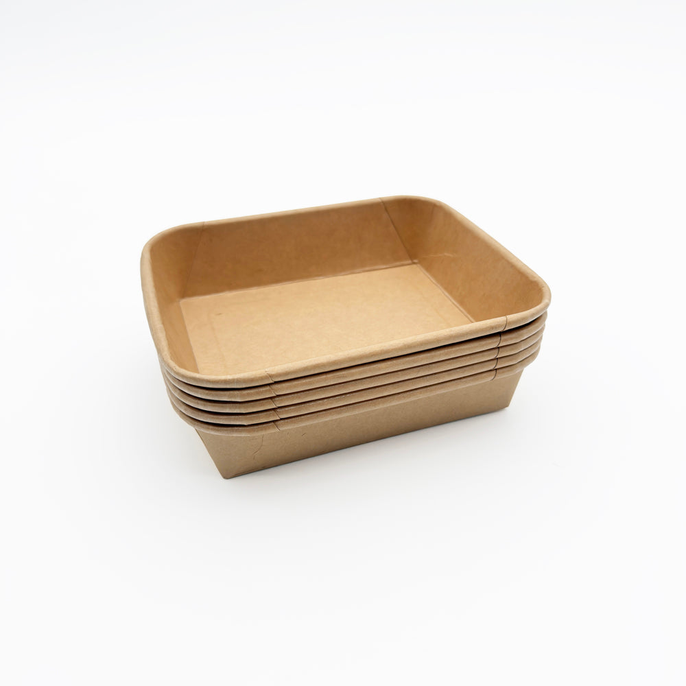 6"x5"x1" Kraft PaperBoard Tray