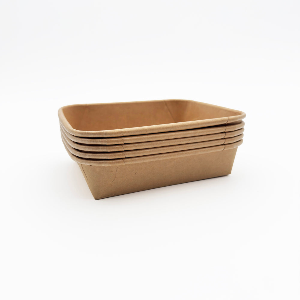 6"x5"x1" Kraft PaperBoard Tray