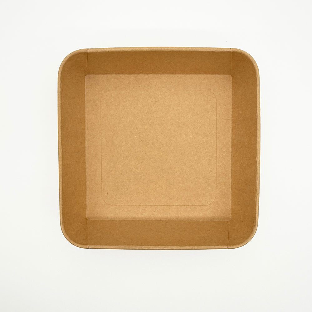 9"x9" Kraft PaperBoard Tray Base
