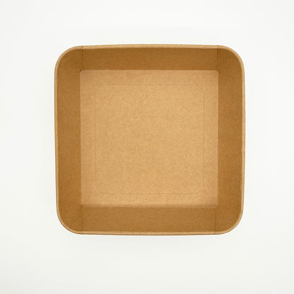 9"x9" Kraft PaperBoard Tray Base