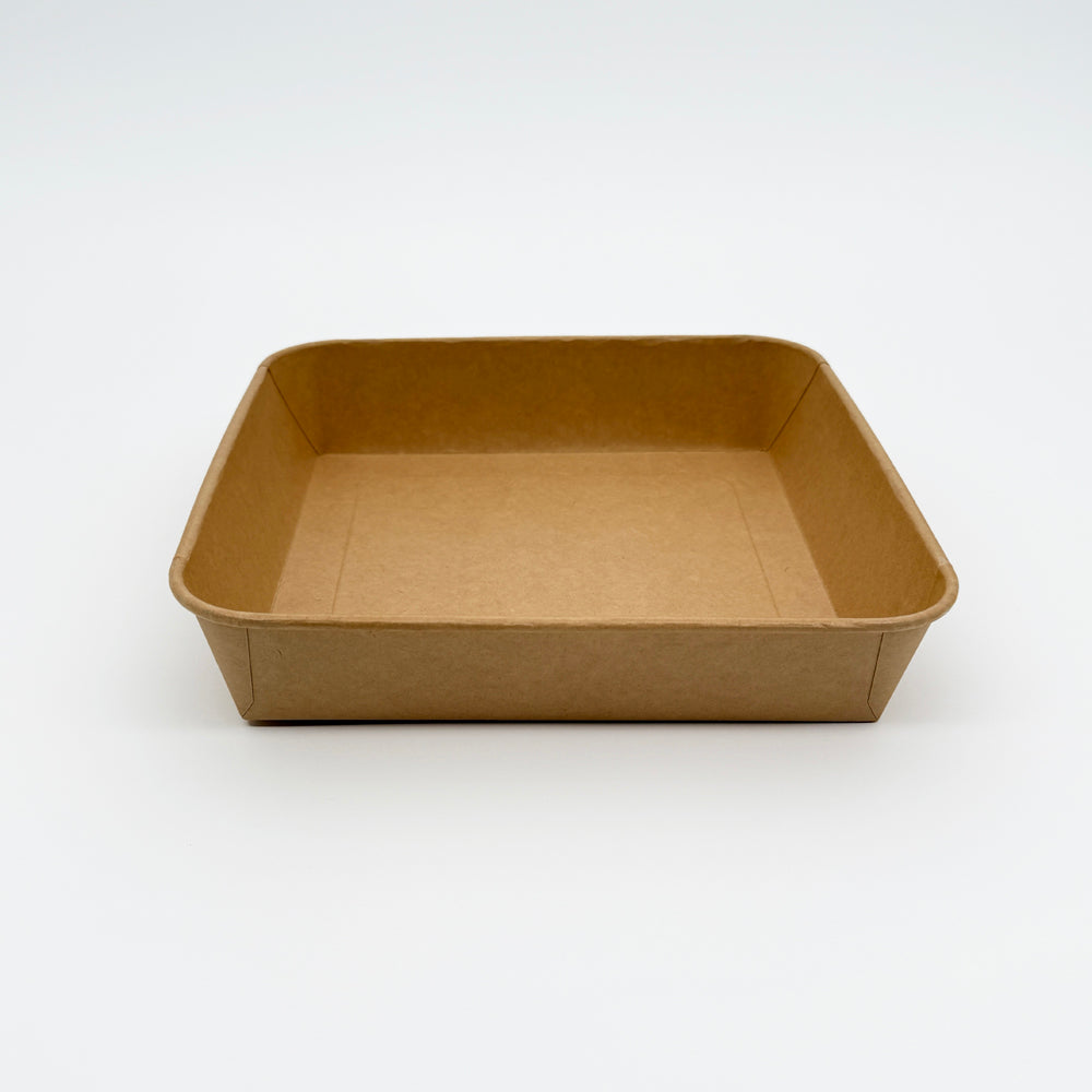 9"x9" Kraft PaperBoard Tray Base