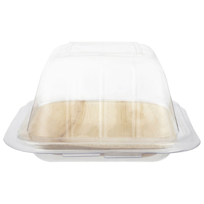 6" Square Rim-Lock Clamshell To-Go