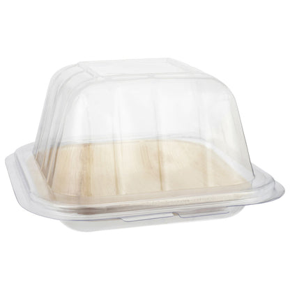 6" Square Rim-Lock Clamshell To-Go