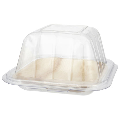 6" Square Rim-Lock Clamshell To-Go