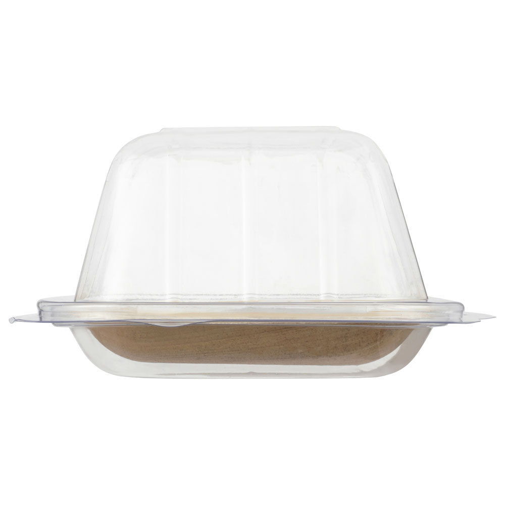 6" Square Rim-Lock Clamshell To-Go